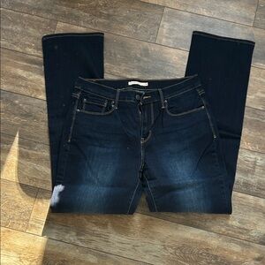 Levi's Women's Dark Indigo Skinny Jeans